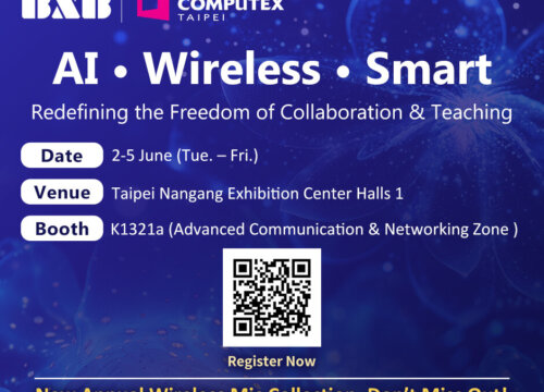 【Embracing the New AI Era】 BXB Showcases "AI-Powered x Wireless Freedom" Comprehensive Conference and Classroom Solutions at COMPUTEX 2026