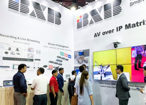 卡讯智慧商办解决方案闪亮2019 InfoComm印度展