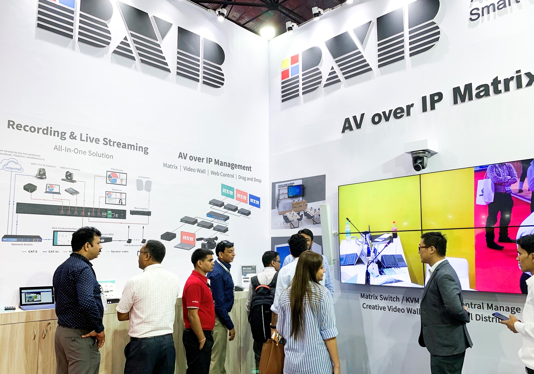 BXB's Smart Office Solution Shines at 2019 InfoComm India