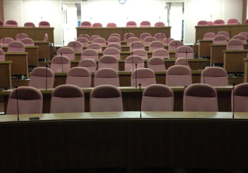 BXB FCS-6300 Conference System Installation in the Conference Room for EMBA of Management College in National Cheng Kung University