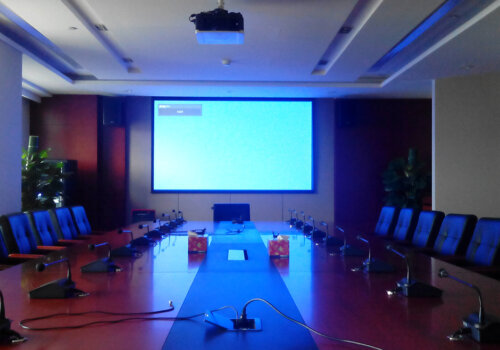 国开证券多媒体会议室采用卡讯EDC会议系统