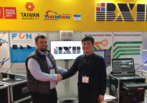 BXB Launched IP-based PA System at ISE 2016