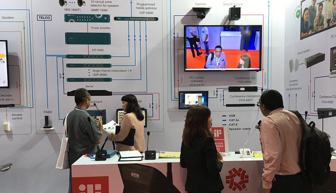 Read more about the article BXB于2016 InfoComm 印度展大放异彩!