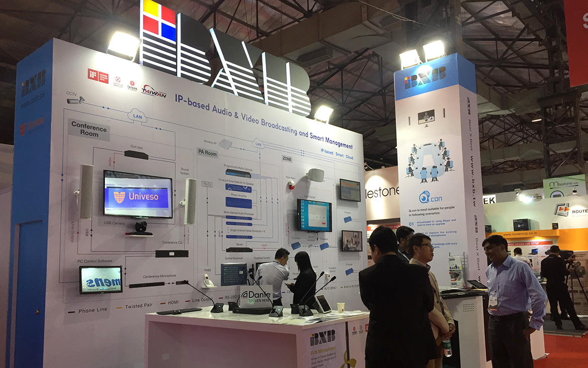 Read more about the article BXB 2017 印度新品发表会与InfoComm展