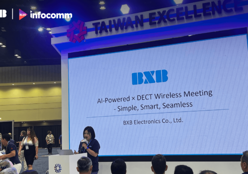 Taiwan Excellence Shines: BXB’s “Speak & Track” Technology Stuns at InfoComm USA