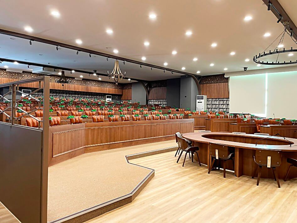 Gorgeous design: comprehensive conferencing, training, and video-conferencing at CTBC, Taiwan