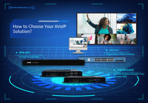 How to Choose the Right AVoIP Solution? 3 Factors and 3 Key Points to Help You