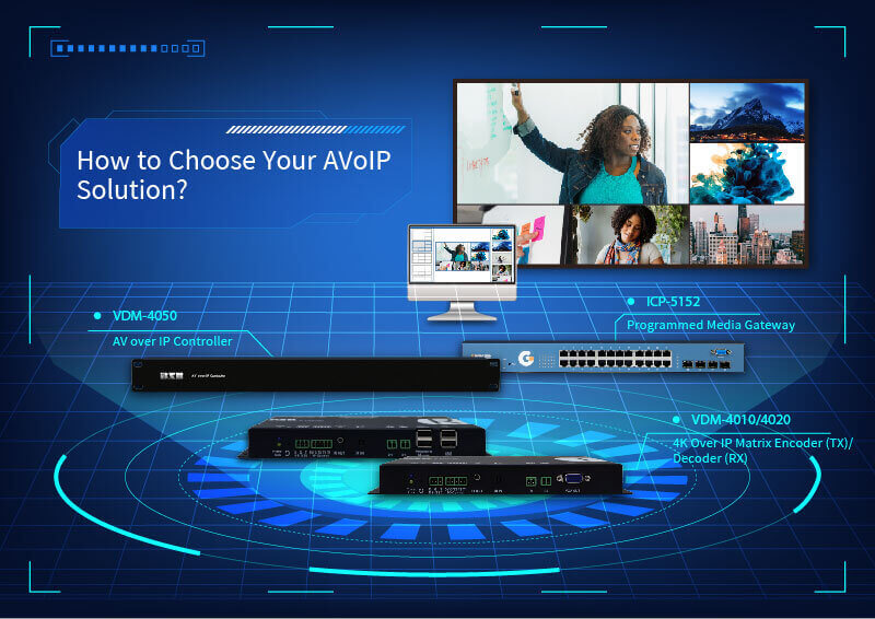 Read more about the article How to Choose the Right AVoIP Solution? 3 Factors and 3 Key Points to Help You